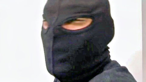 Mysterious masked French Indian woman in erotic casting scene