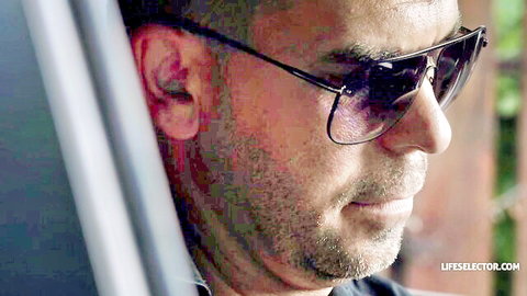 Adriana Chechik in Adriana Plays Games, mysterious man in sunglasses