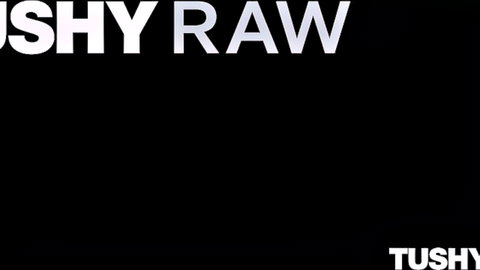 Tushy Raw anal porn studio logo on black background