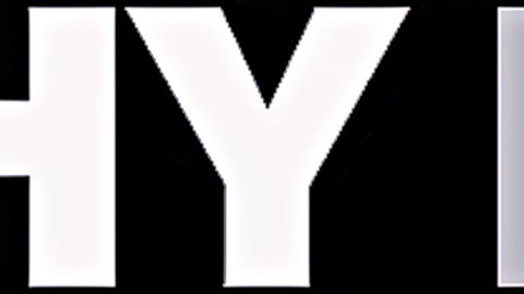 Bold white THY logo text on black background
