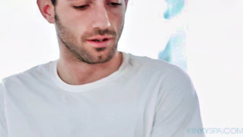 Nikki Delano's intimate moment with handsome bearded man in white tee