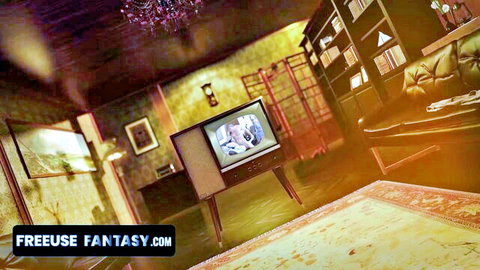 Spencer Scott & Sage Rabbit freeuse threesome with Alex Legend in office fantasy