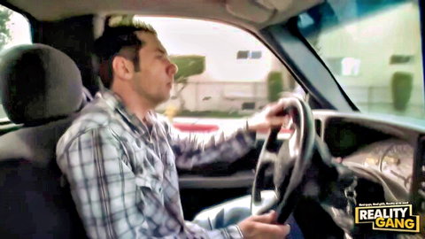Daphne Rosen encounters car troubles in steamy roadside scene
