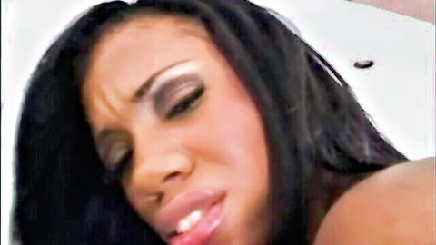 Sydnee Capri moaning with open mouth in ecstasy, Sean Michaels scene