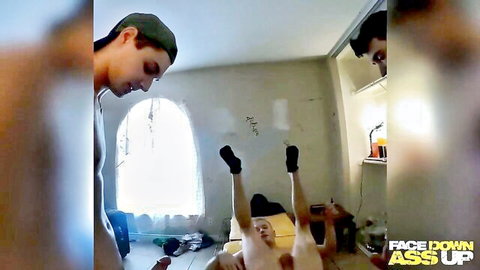 Gay stud face down ass up ready for creampie pounding