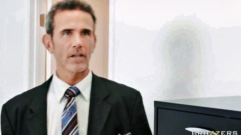 Surprised man in suit from Brazzers threesome with Angel Youngs & Jenna Starr