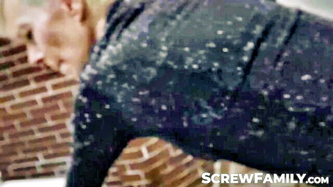 Belinda Bee as sexy step grandma in sparkly top at swingers club