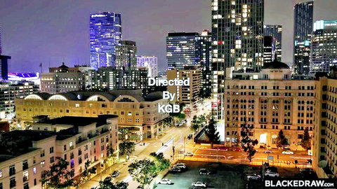 Vanna Bardot urban night cityscape from BLACKEDRAW interracial scene