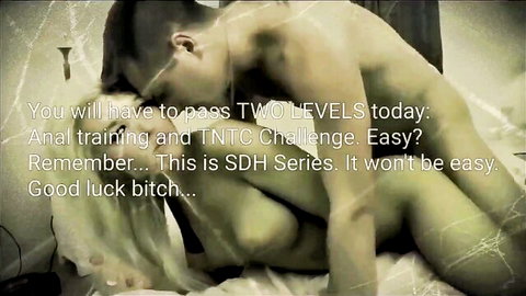 Shemale anal training challenge in SDH series with intense pleasure