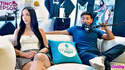 Hailey Rose casts Scarlett Rosewood on Nubiles Podcast, casual interview tease