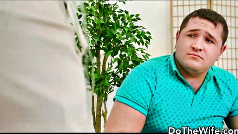 Natasha Teen in hotwife scene with BBC, sad husband watches
