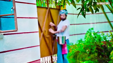 Indian chief in traditional attire opening gate in steamy Teju & Antim compilation, max tease