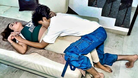 Shrav pregnant in homemade spooning sex with hot stud