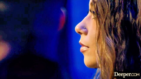 Xxlayna Marie side profile unleashing kinks in Deeper video