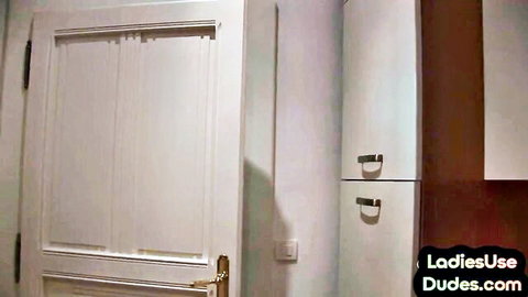 Empty elegant room setup for stockings femdom pegging video preview