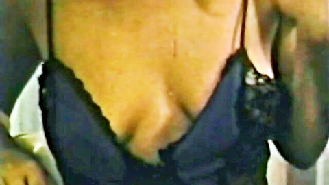Sandy Reed in sexy black lace lingerie cleavage from classic Golden Girls Southern Belle XXX