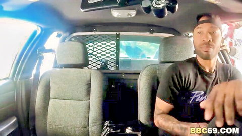 Eliza Ibarra police officer deepthroats BBC in cop car