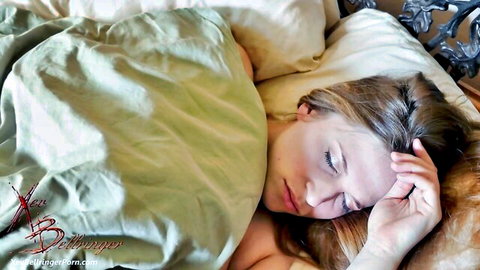 Xev Bellringer sleeping peacefully in bed, step-sister relief fantasy