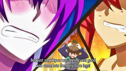 Four elder sisters tease brother Ryo with bare legs in incest recovery scene