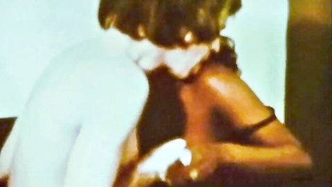 Vintage nude couple in intimate embrace from The Census Taker