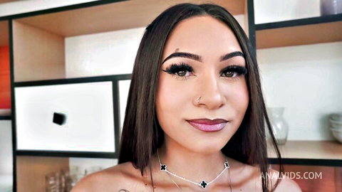 Agatha Santos, barely 18 Brazilian beauty in first porno close-up