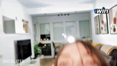 POV brunette deepthroats thick cock with mouth stretched wide open