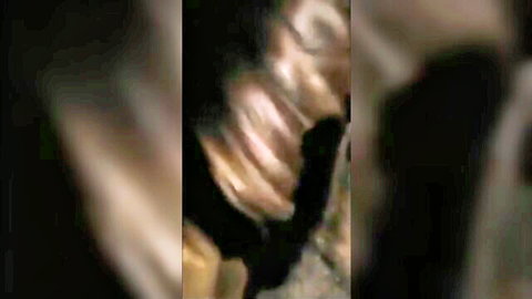 Blurry close-up of Indian woman performing rough oral sex in harsh boink scene