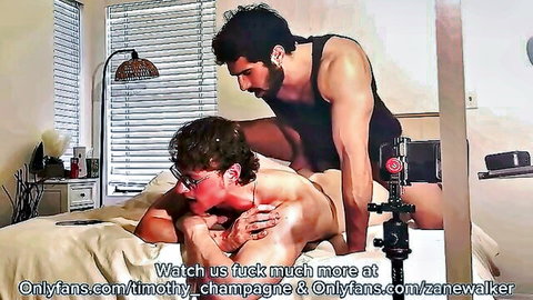 Timothy Champagne fucked by friend in intense gay anal session