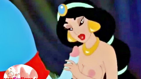 Jasmine Disney parody in steamy lesbian oral sex scene