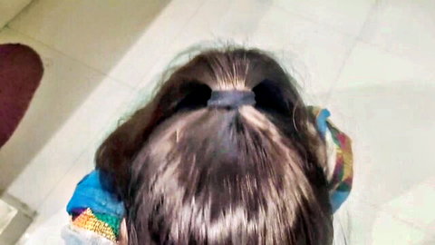 Saarabhabhi6 Indian aunty with ponytail in amateur home video