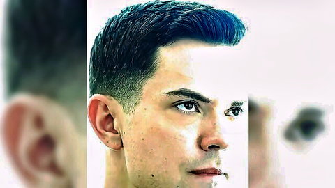 Kylan Kiddo young handsome man close-up in interracial video