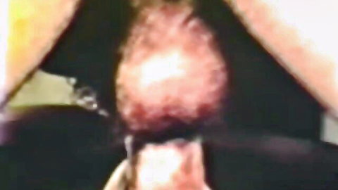 Closeup of blonde's wet hairy pussy penetrated by thick cock