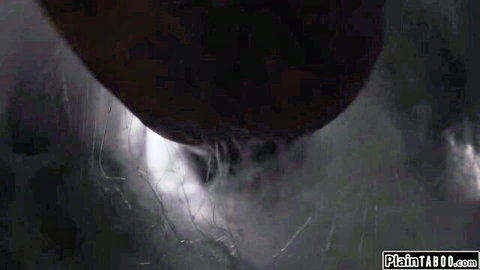 August Skye close-up of big black cock with dripping cum in taboo lesson