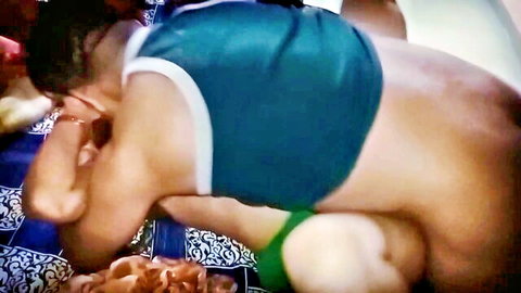 Indian bhabhi in doggy style with man at wild sex party