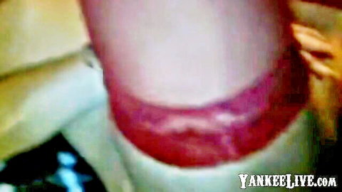 Close-up of pale white girl's thigh gripped hard with red welt marks