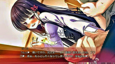Anime schoolgirl Zakuro in uniform, panties exposed, hand groping thigh seductively