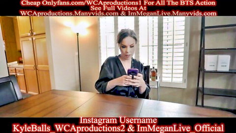 MilfAnaliz in black silk robe, texting seductively