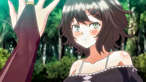 Anime succubus girl with big cleavage in forest, Succubus Connect Ep. 3 thumbnail