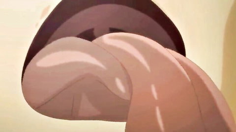 Boku wa Chiisana Succubus animated oral tongue play close-up