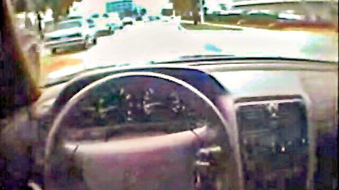 Amateur girl deepthroat car handjob in skirt, POV dashcam view
