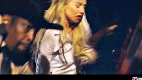 Blake Blossom in teasing embrace with partner in Wanted Episode 4