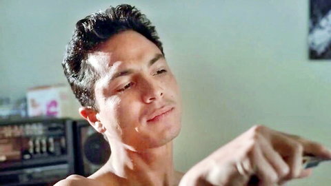 Mary McDonnell's hot poolside cheating sex with handsome Latino man