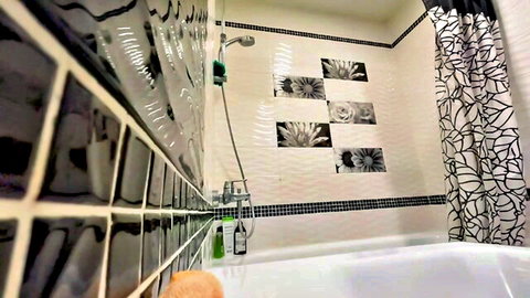 Eblana's stylish private shower scene in modern bathroom