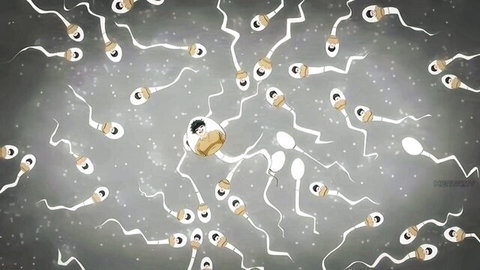 Cartoon Kon & Dekichau in steamy hentai with sperm swarm
