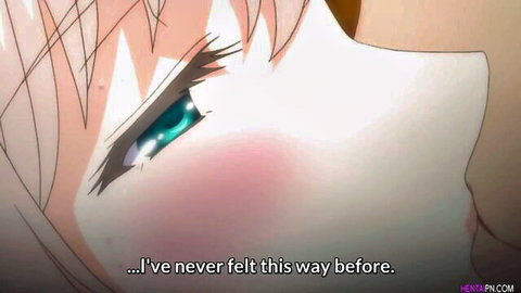 Blushing pink-haired anime girl in ecstasy, 3D hentai animation
