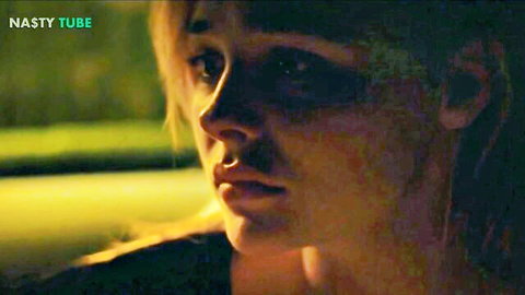 Chloë Grace Moretz in emotional car scene from lesbian POV fingering video