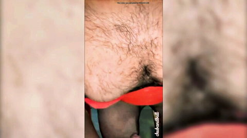 Hairy bear Gordito Prince anal toy play in chubby solo video