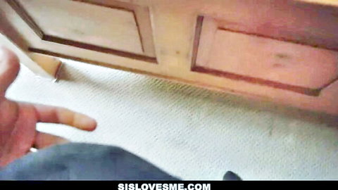 Maya Bijou POV hand tease near wooden door in stepbro fantasy