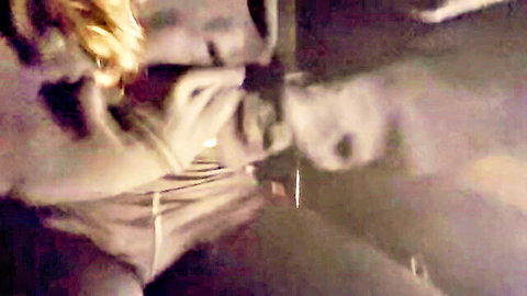 Scarlettandc hot Latina lesbians steamy backseat kiss in car