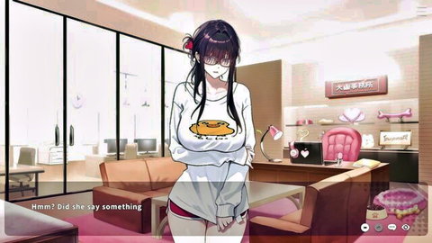 Inoue from V-LOVER in tight sweater and shorts, teasing with pancake